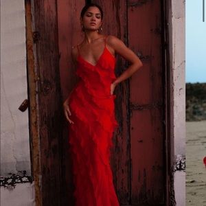 Rat & Boa Cecelia Dress in Red